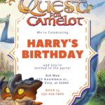 18+ Quest for Camelot Canva Birthday Invitation Templates