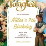 18+ FREE Flynn Rider Tangled Birthday Invitation Templates (Canva Editable 2026)