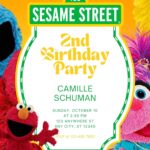 FREE Editable Elmo Sesame Street Birthday Invitation Templates (2026) on Canva | 20+ Fun Kids Party Designs