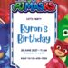 Free Editable PJ Masks Birthday Invitation