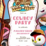 16+ Sheriff Callie Canva Birthday Invitation Templates