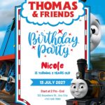 18+ Thomas & Friends Birthday Canva Invitations: FREE & Editable 2026!