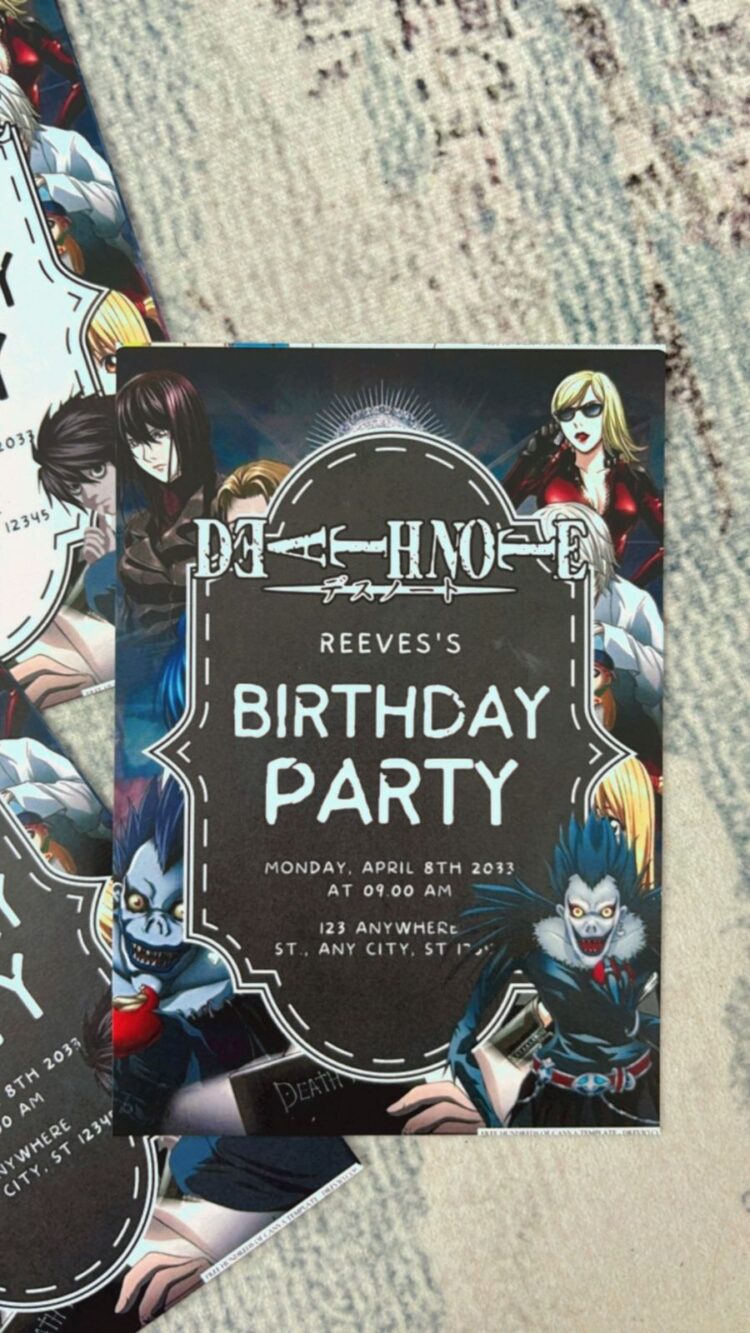18+ Updated Death Note Invitation Designs I Just Finished for 2026 ...