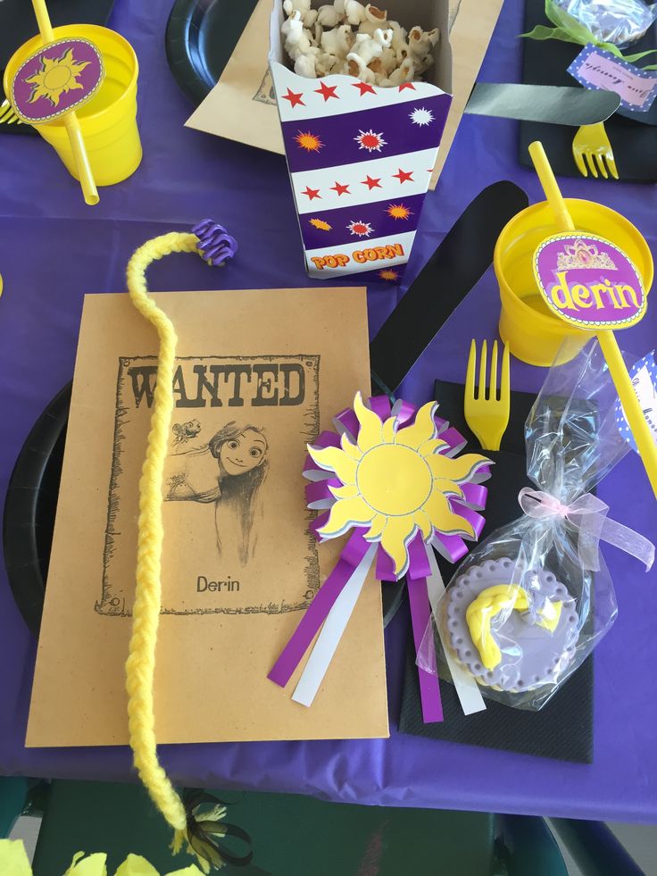 Flynn Rider tangled birthday party ideas6