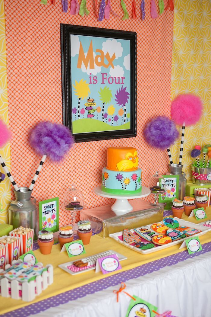Lorax birthday party9