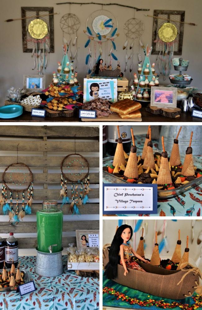 Pocahontas birthday party ideas