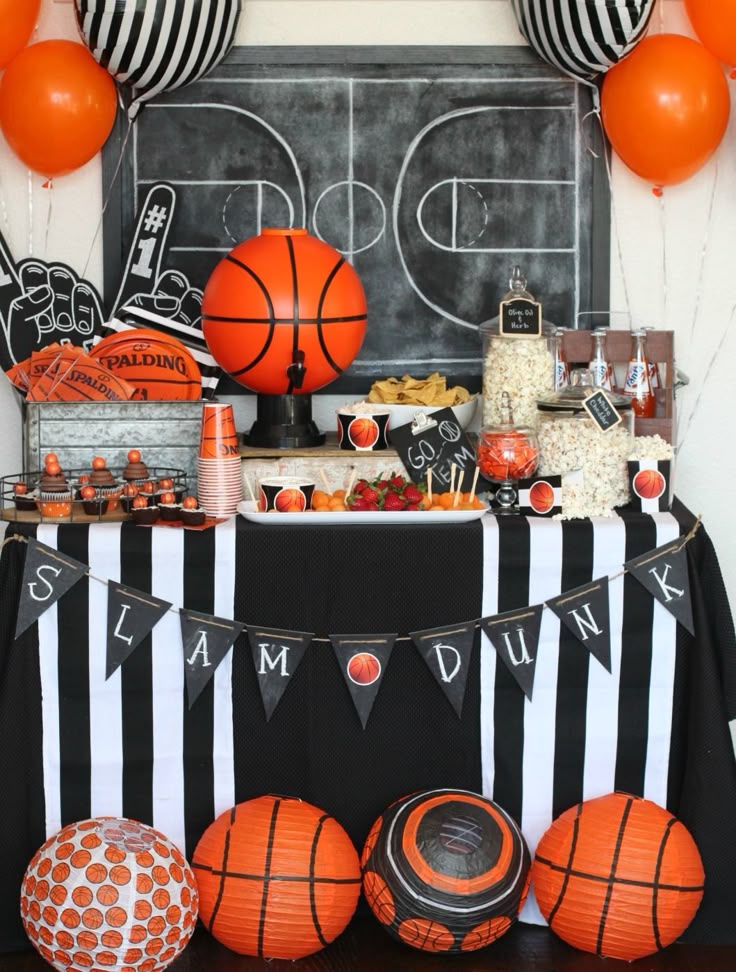slam dunk birthday party ideas