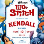 16+ Lilo & Stitch Canva Birthday Invitation Templates