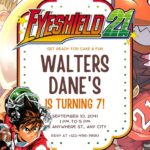 22+ Eyeshield 21 Canva Birthday Invitation Templates