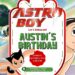 Astro Boy Birthday Invitation