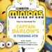 Minions The Rise Of Gru Birthday Invitation