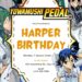 Yowamushi Pedal Birthday Invitation