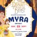 Belle (Beauty and the Beast) Birthday Invitation