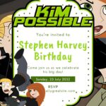 22+ Kim Possible Canva Birthday Invitation Templates