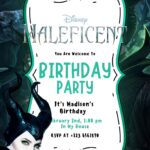 22+ FREE Maleficent Birthday Invitations (Canva Templates 2026) + Wicked Party Ideas