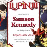 22+ Lupin III Canva Birthday Invitation Templates