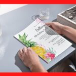 FREE Editable PDF – Tropical Land Birthday Invitation Templates