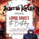Updated 14+  Jujutsu Kaisen Invitation Templates (Free to Customize) Updated