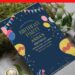 (Free Editable PDF) Bright And Cheery Hot Air Balloon Birthday Invitation Templates