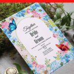 (Free Editable PDF) Gorgeous Butterfly Garden Wedding Invitation Templates