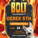 22+ Disney’s Bolt Canva Birthday Invitation Templates