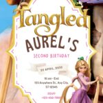 18+ FREE Tangled Invitation Templates on Canva That Every Rapunzel Fan Will Love (2026)