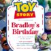 Toy Story Birthday Invitation