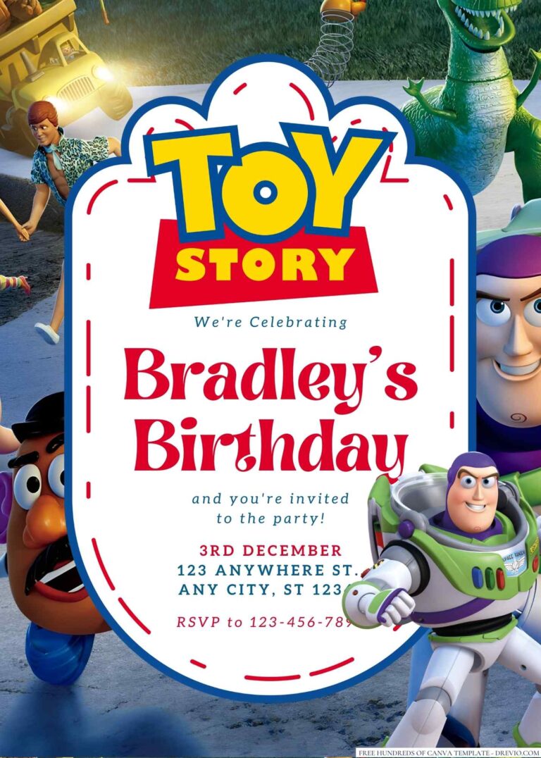 Toy Story Birthday Invitation