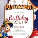 14+ Pinocchio Canva Birthday Invitation Templates