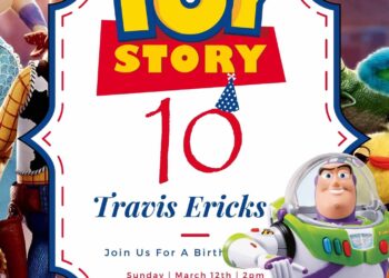 Toy Story Birthday Invitation