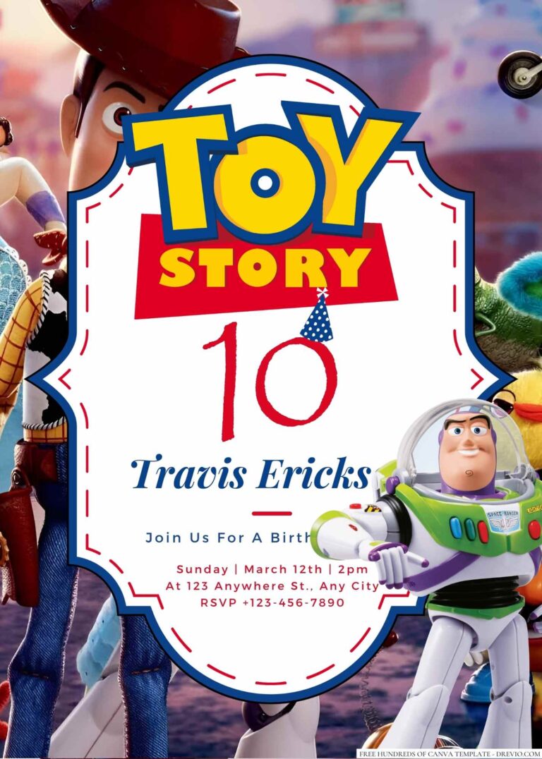 Toy Story Birthday Invitation