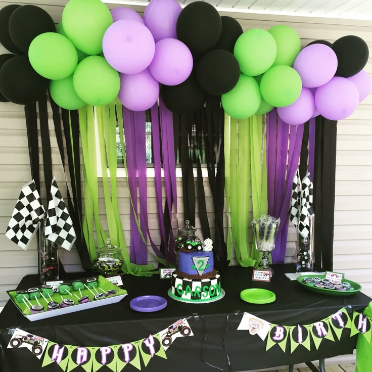 Danny Phantom birthday invite decorated with Ghost Portal, ectoplasm swirls, and electric green accents