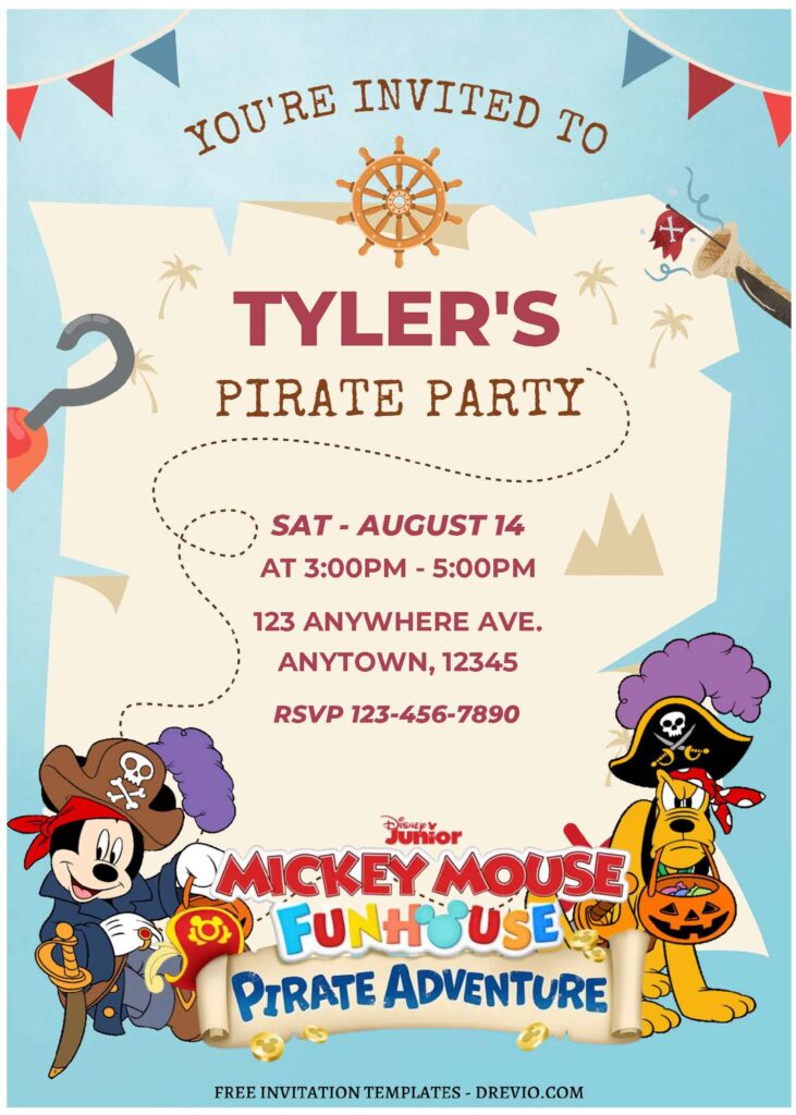 Mickey Mouse Pirate B