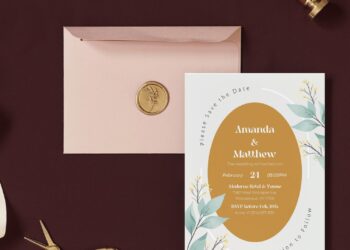 (Free Editable PDF) Springtime Serenade Wedding Invitation Templates I