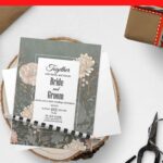 (Free Editable PDF) Whimsical Garden Wedding Invitation Templates