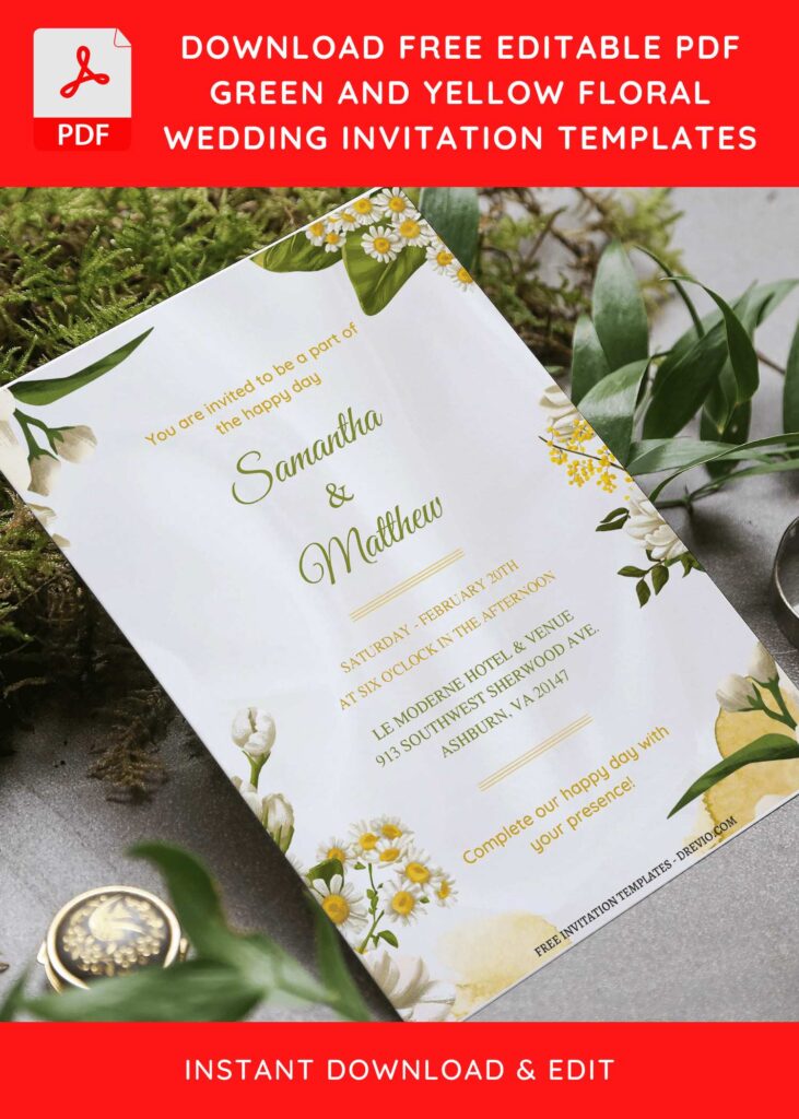 Spring Floral Invitation