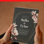 (Free Editable PDF) Stunning Geometric Magnolia Wedding Invitation Templates