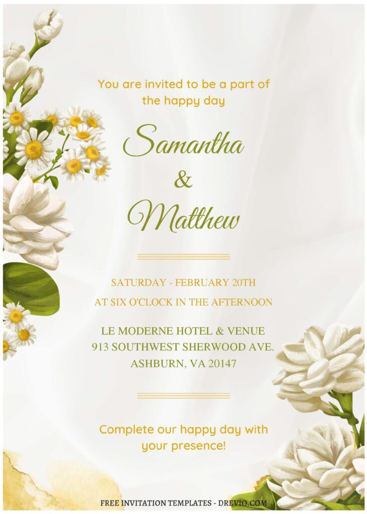 Garden Spring Invitation