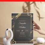 (Free Editable PDF) Luscious Magic Garden Wedding Invitation Templates