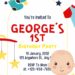 FREE Editable Boy's Themed Birthday Invitation