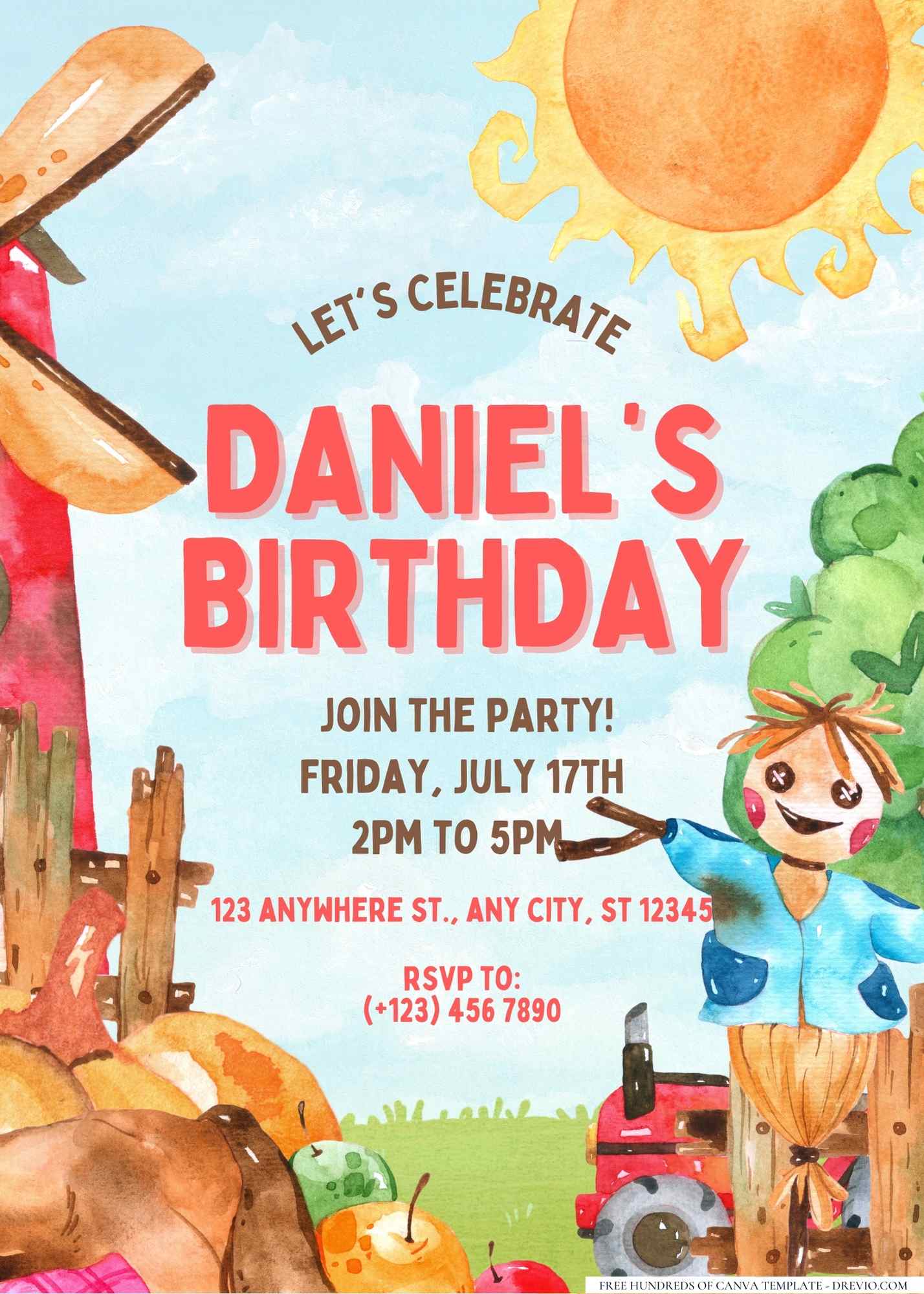 18+ Farm Animals Birthday Invitation Templates