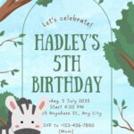 16+ Jungle Birthday Invitation Templates (FREE Canva Editable) – 2026’s Cutest Designs