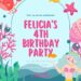 FREE Editable Mermaid Birthday Invitation
