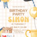 16+ Teddy Bear Birthday Invitation Templates