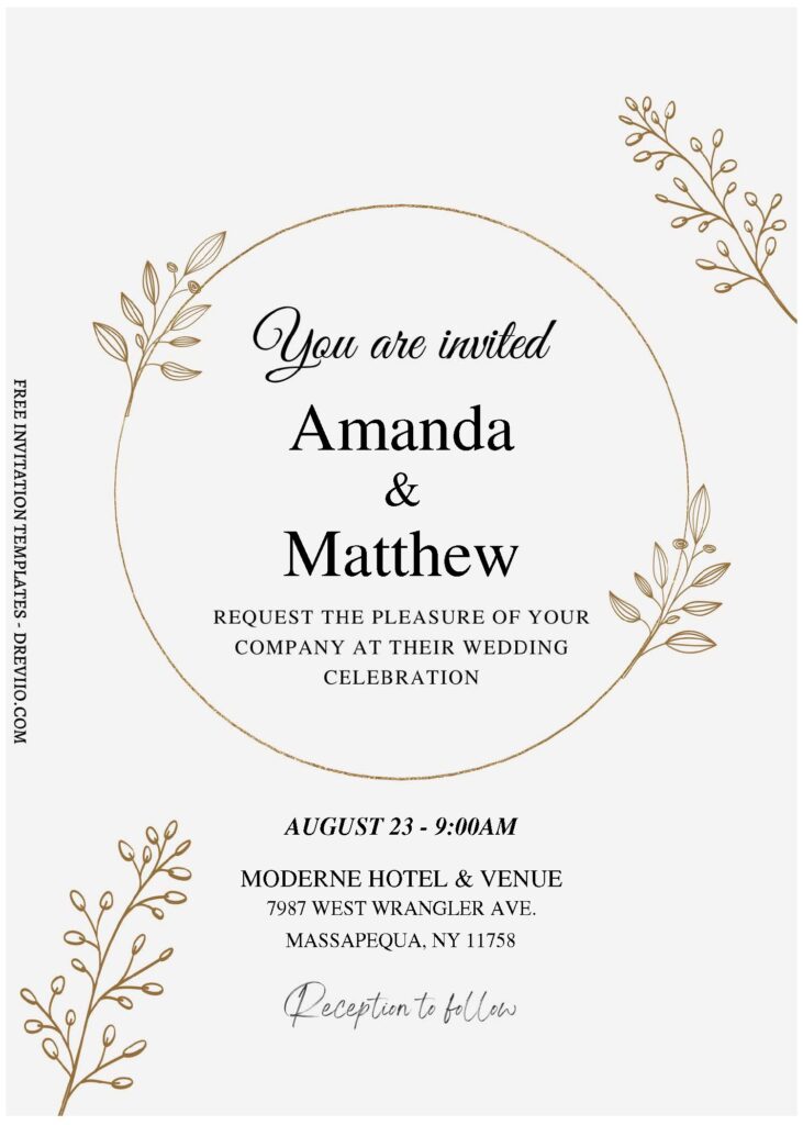 Minimalist Wedding A