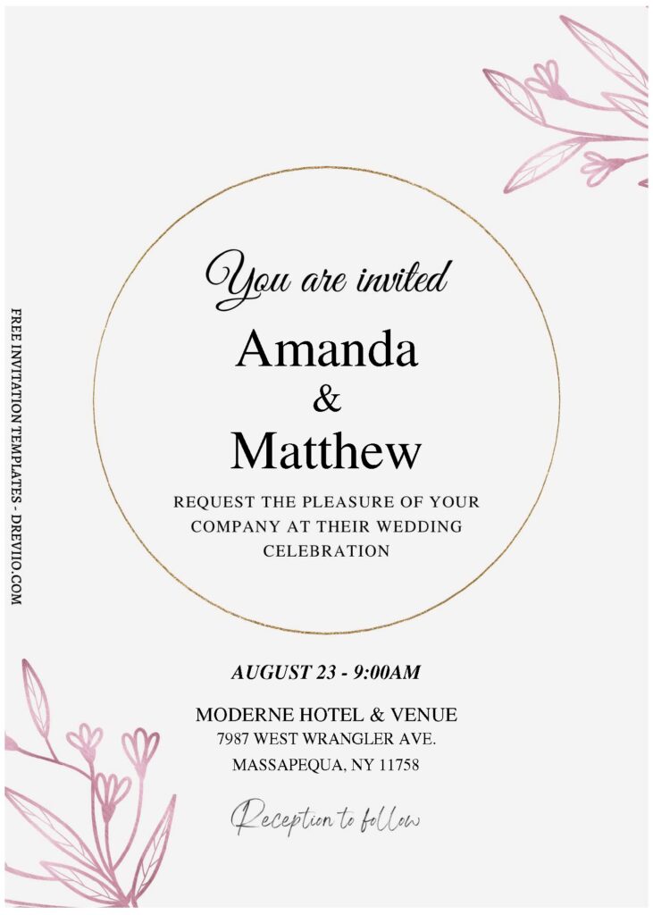 Minimalist Wedding B
