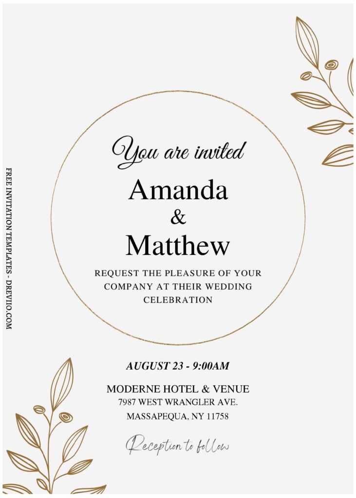 Minimalist Wedding C