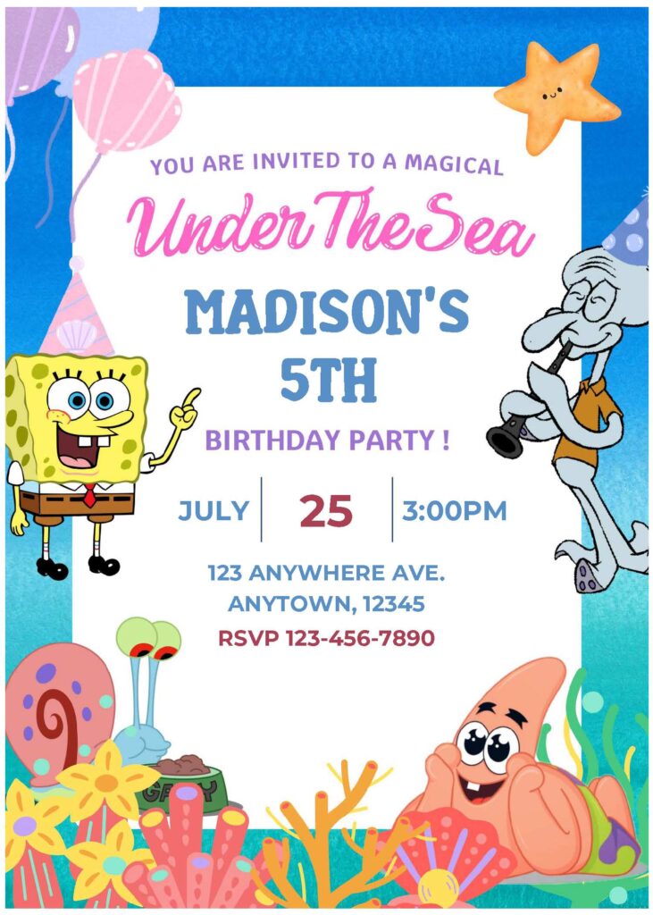 SpongeBob Under The Sea A