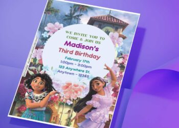 (Free Editable PDF) Enchanted Encanto Fiesta Birthday Invitation Templates