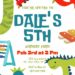 FREE Editable ABC and 123 Birthday Invitation